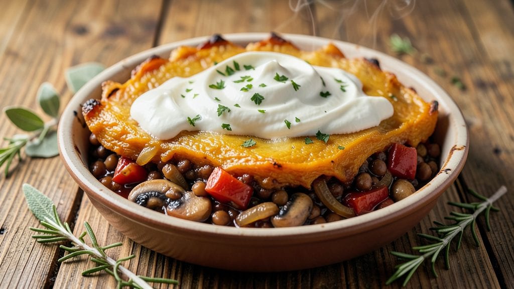 Butternut Squash Shepherd's Pie Recipe: Mashed Squash Topping Meets Savory Meat Filling