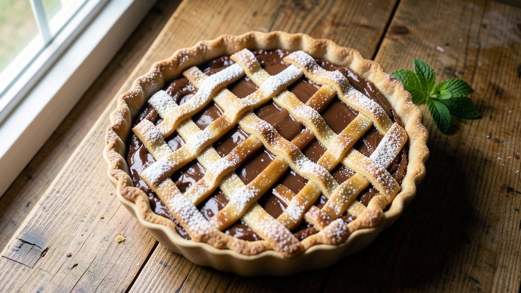 Miss Daisy's Fudge Pie Recipe: Molasses-Kissed Oat Crown Over Silky Vanilla Bliss
